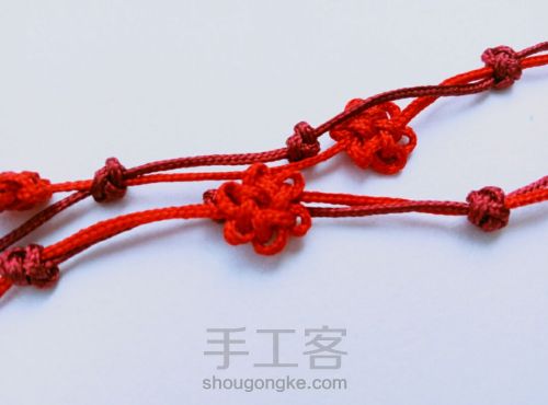 [年华]红绳编织手链首饰 古风文艺复古DIY 第18步