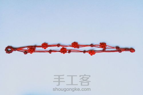 [年华]红绳编织手链首饰 古风文艺复古DIY 第19步