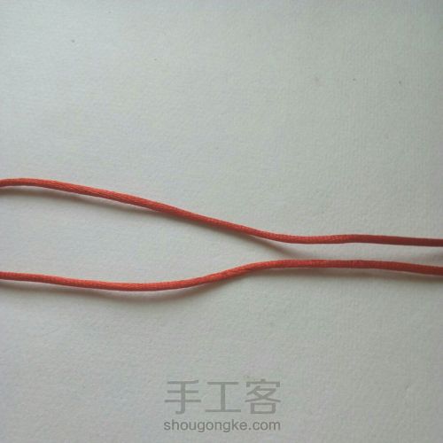[年华]红绳编织手链首饰 古风文艺复古DIY 第2步