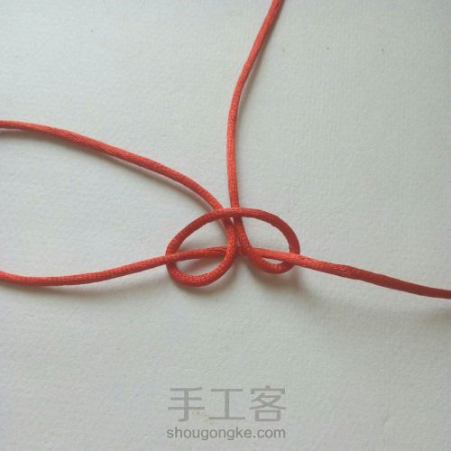 [年华]红绳编织手链首饰 古风文艺复古DIY 第4步