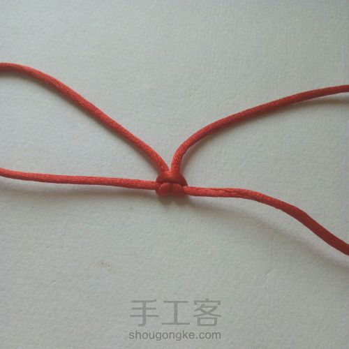 [年华]红绳编织手链首饰 古风文艺复古DIY 第5步