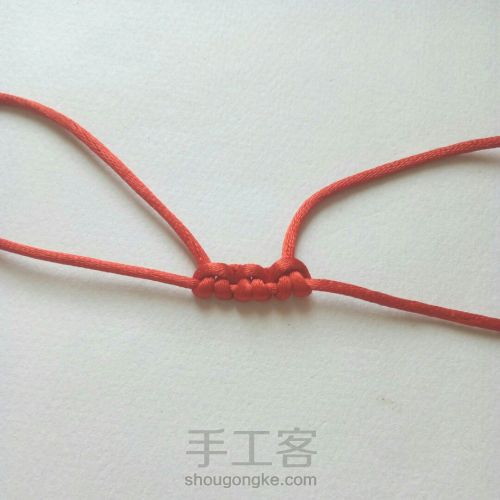 [年华]红绳编织手链首饰 古风文艺复古DIY 第6步