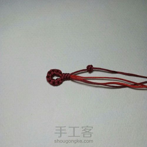 [年华]红绳编织手链首饰 古风文艺复古DIY 第7步