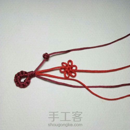 [年华]红绳编织手链首饰 古风文艺复古DIY 第8步