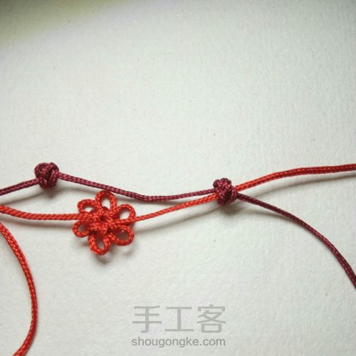 [年华]红绳编织手链首饰 古风文艺复古DIY 第9步