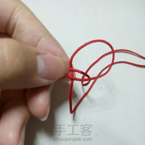 【如意】红绳DIY编织手链 古风文艺复古 第12步