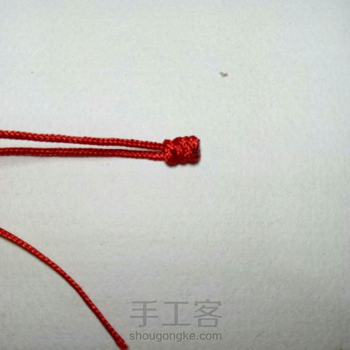 【如意】红绳DIY编织手链 古风文艺复古 第17步
