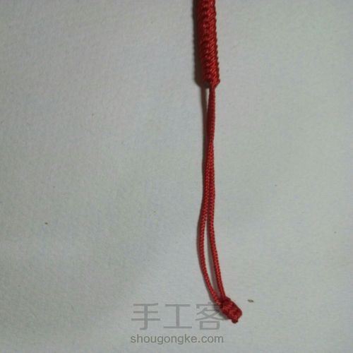 【如意】红绳DIY编织手链 古风文艺复古 第18步