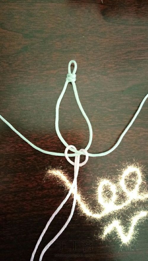 粉嫩的手链 第3步