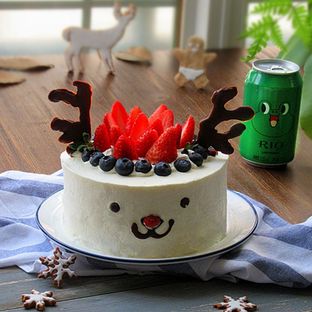 圣诞驯鹿蛋糕