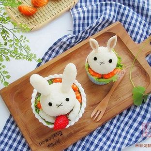 米菲兔杯子趣味餐