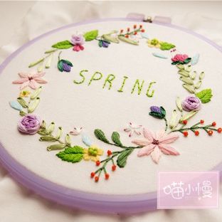 春日花环刺绣