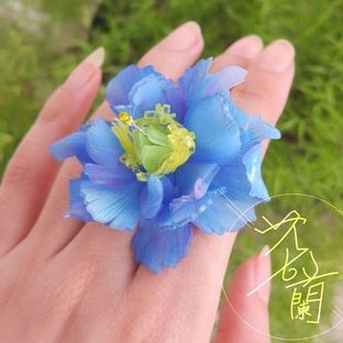 热缩片立体花之绿绒蒿