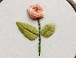 【小玫瑰】蛛网玫瑰刺绣实用小教程，步骤清晰送给新手们