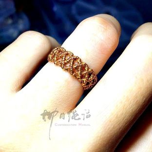 铁网戒指vs斜卷结