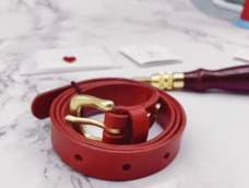 物致Vol.2手工皮具教程 |DIY一款适合新年的红腰带