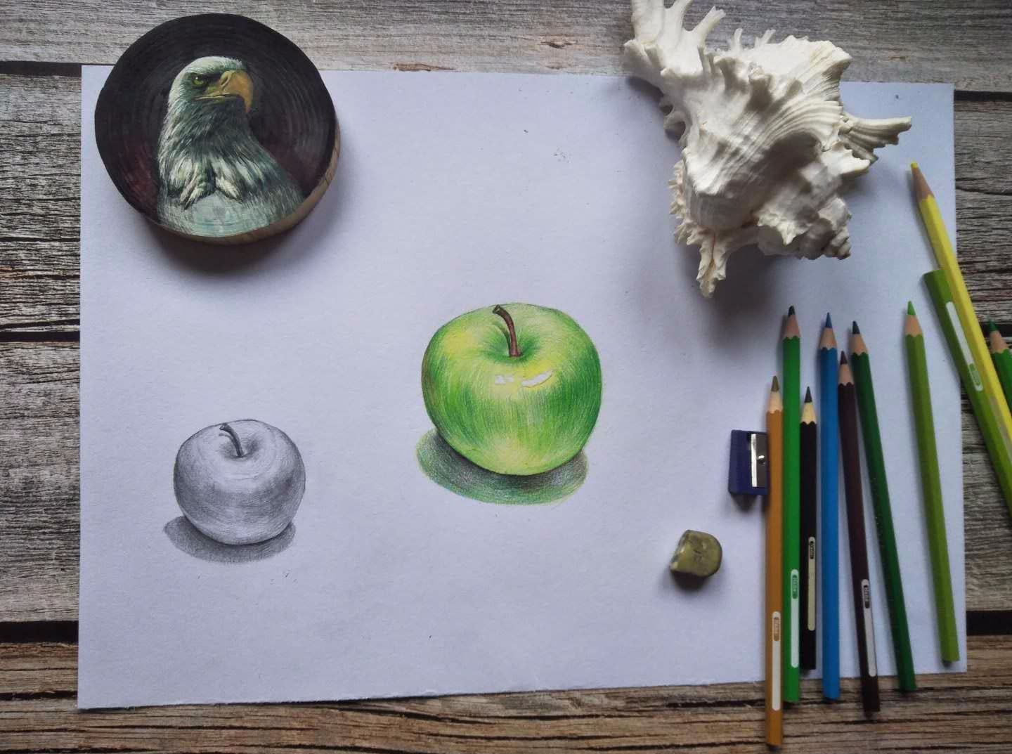 绘艺时光——超详尽的零基础彩铅手绘苹果教程
准备给零基础、初学绘画的同学做几期专业的教程
只要能坚持下来就能画出美美的画儿