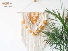 【风吟】流苏挂毯教程——入秋时节，亲手为家增添一抹麦浪的色彩