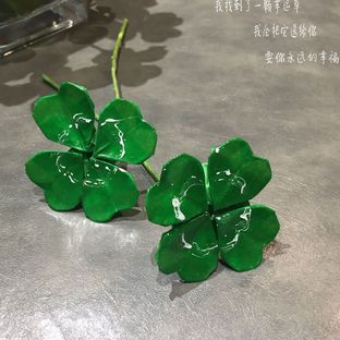 四叶草折纸步骤图解 子龙提供