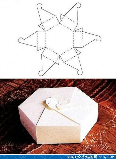 折纸礼盒简单折法图片