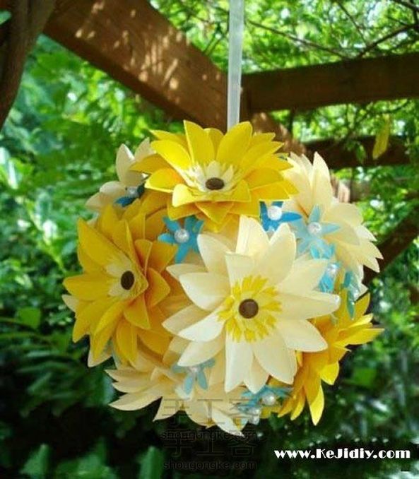 卡纸手工花朵(转)