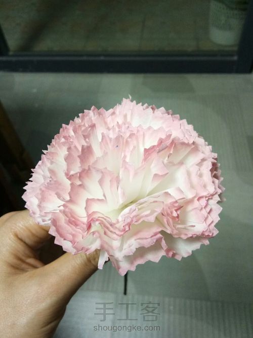 纸巾康乃馨