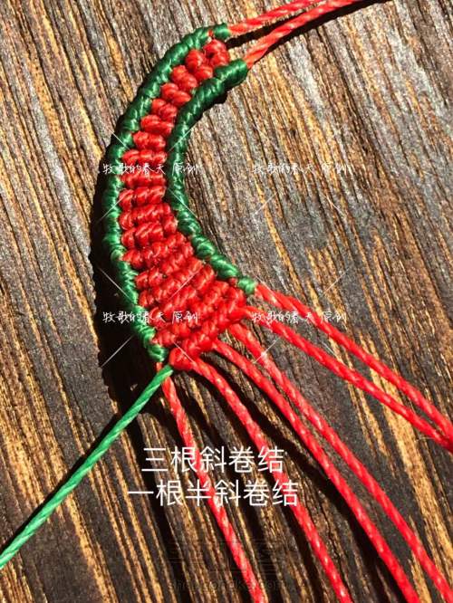 编织绳耳环各种编法图片