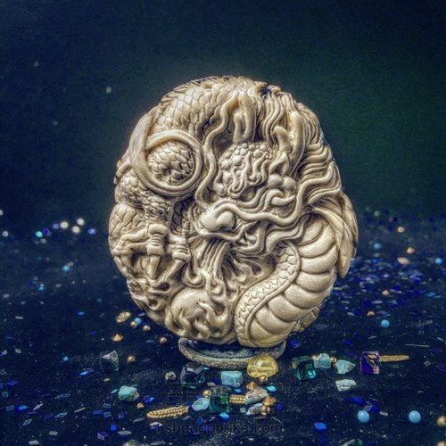 盛唐雕刻纯手工雕雕刻《盘龙》