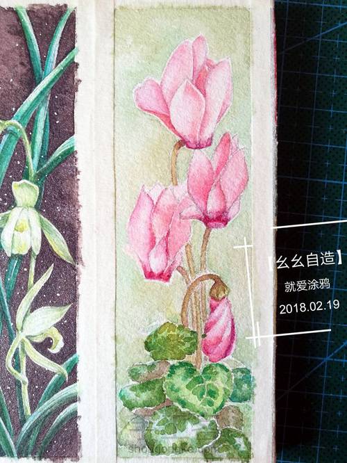 【幺幺自造】24节气书签之4: 雨水