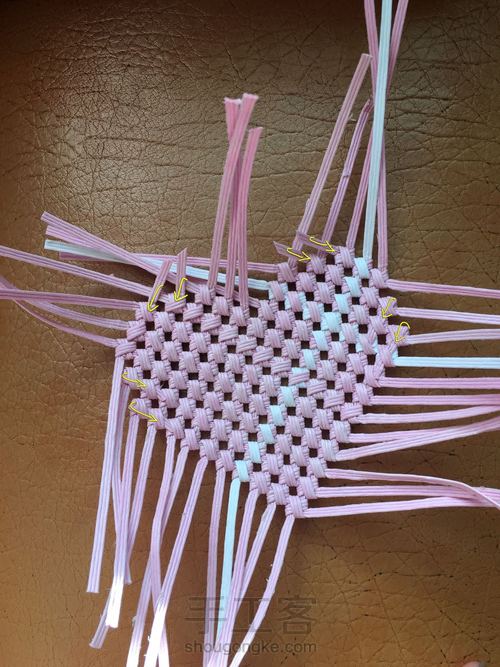 纸藤.心形小礼盒