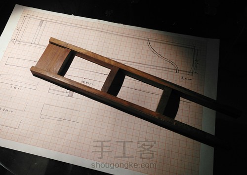 古筝模型 第5步