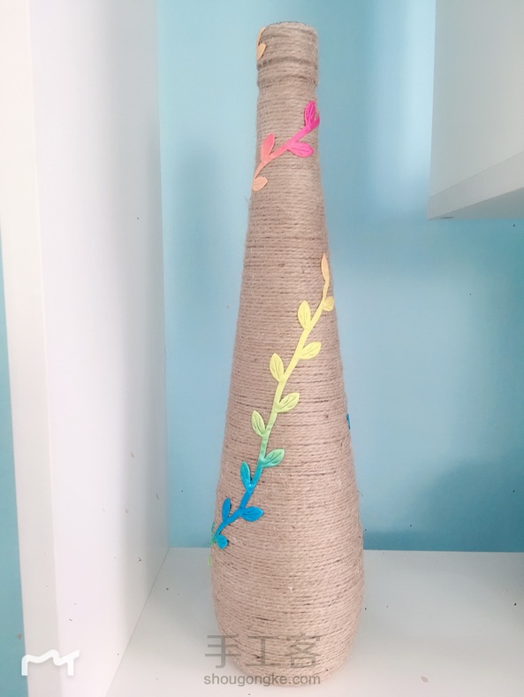 麻绳花瓶-手工客官网