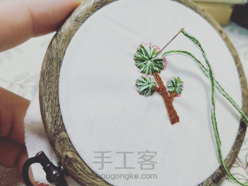 簡單刺繡庭院裡的風景第五期79