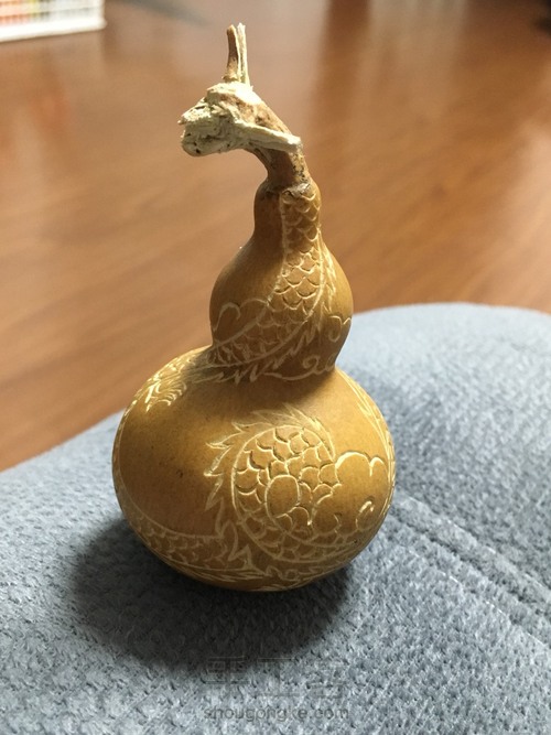 雕刻龙凤葫芦