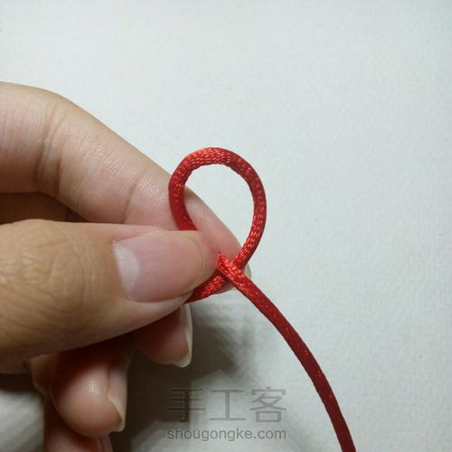 编绳入门基础结单线纽扣结